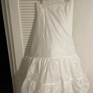 David’s Bridal crinoline for wedding dress